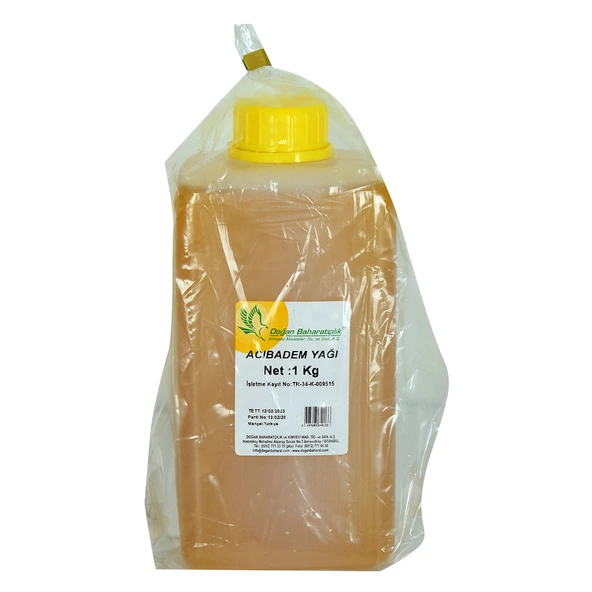 Acı Badem Yağı Pet Bidon 1000 Gr ürün görseli 1