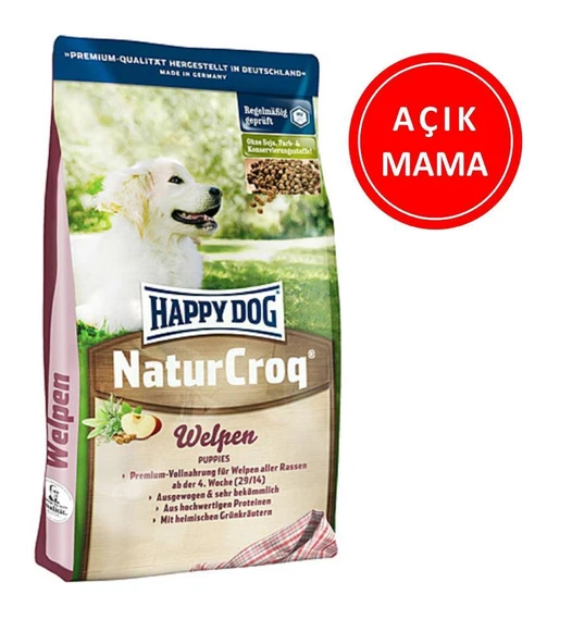 Happy Dog Natur Croq Welpen Puppies Yavru Köpek Maması 1 Kg AÇIK ürün görseli 1