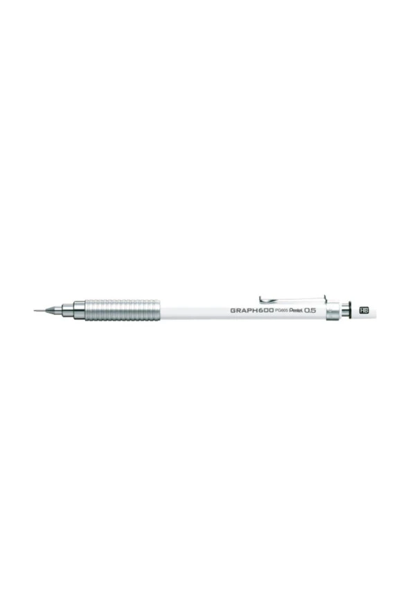 Pentel Çizim Kalemi Graph 600 0.5 MM Beyaz PG605-W ürün görseli 1