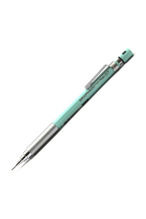 Pentel Çizim Kalemi Graph 600 0.7 MM Nane Mavisi PG607-S ürün görseli 1