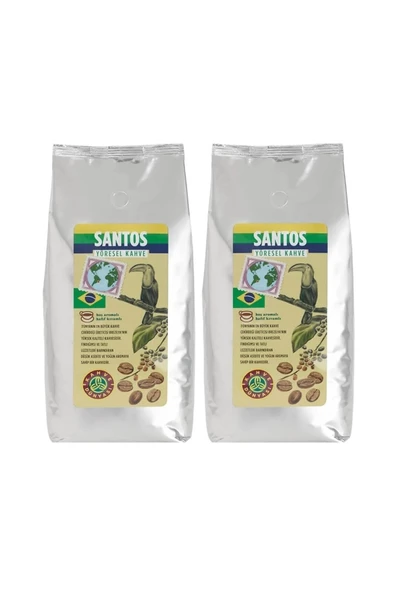 Kahve Dünyası Yöresel Santos Çekirdek Filtre Kahve 2x1000gr ürün görseli 1