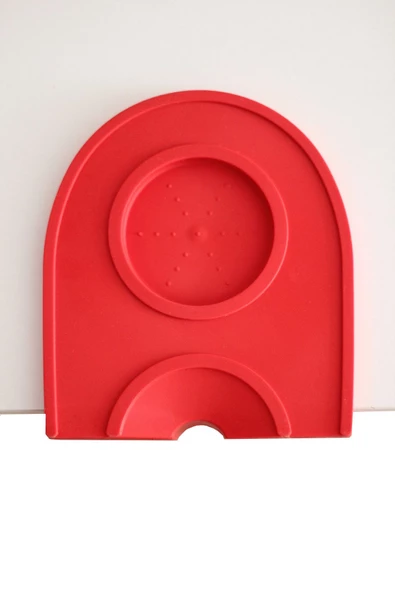 Tampıngmat Tamper Matı Oval M01 kırmızı - Resim 2