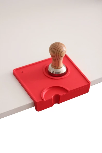 Tampıngmat Tamper Matı Kare M01 kırmızı ürün görseli 1