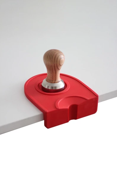 Tampıngmat Tamper Matı Oval M01 kırmızı ürün görseli 1