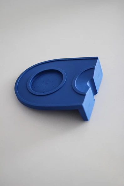 Tampıngmat Tamper Matı Oval M02 Mavi - Resim 4