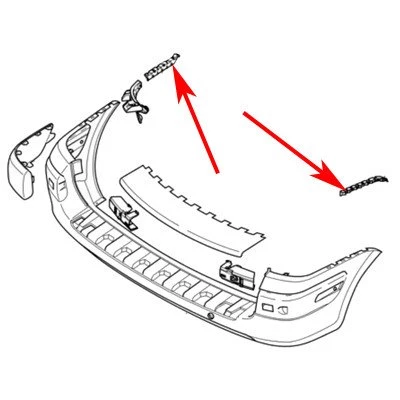 OEM Peugeot 307 Sw Arka Tampon Braketi (7416.43) ürün görseli 1