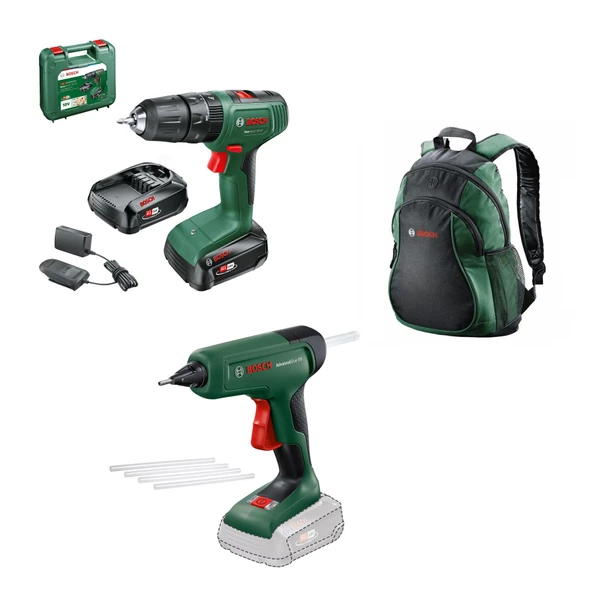 Bosch Easyimpact 18V-40 2x2.0 Ah + ADVANCEDGLUE 18V + Sırt Çantası ürün görseli 1