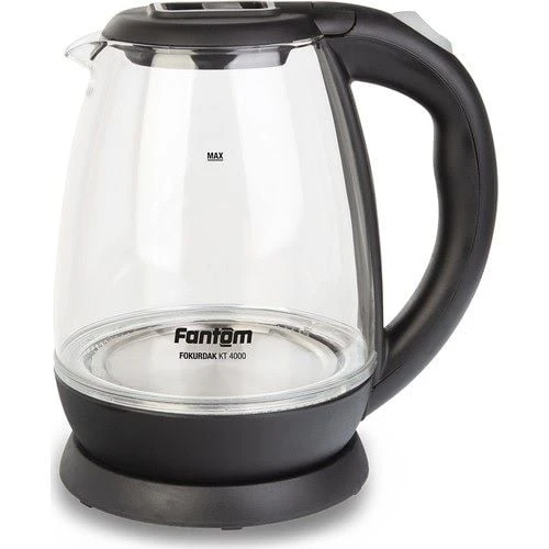 Fantom Fokurdak KT4000 Siyah Cam Kettle - Resim 2