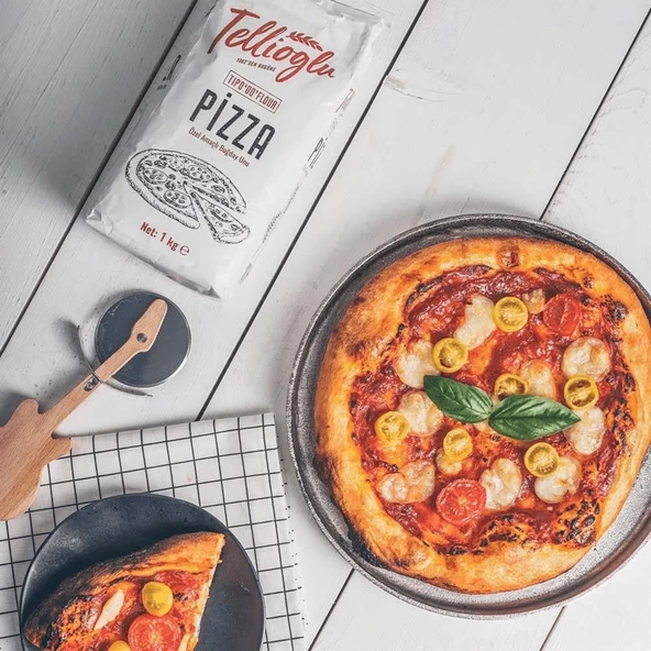 Tellioğlu Pizza Unu Özel Amaçlı Buğday Unu 1000 g e - Resim 4