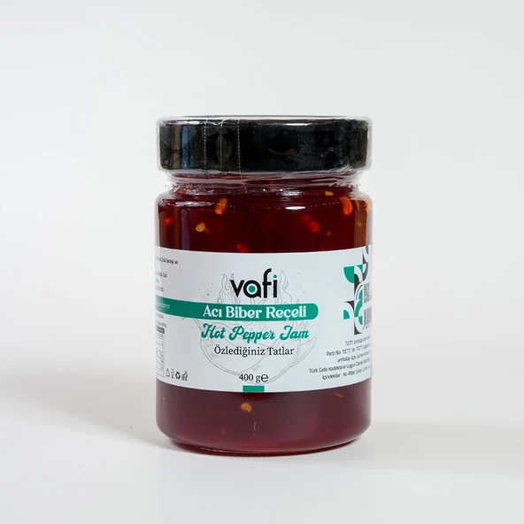 Vafi Reçel Serisi Acı Biber Reçeli 400 gr  1 ADET ürün görseli 1