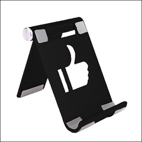 MÜHLEN GL088 - Siyah Katlanabilir, Taşınabilir ve Evrensel Telefon/Tablet Standı ürün görseli 1