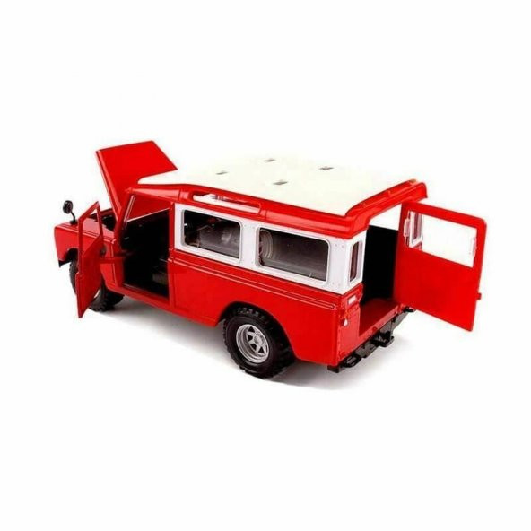 Burago 1:24 Land Rover Series II Model Araba - Resim 2
