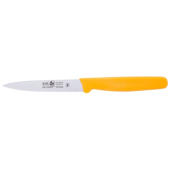 ICEL Soyma Bıçağı 10cm Dişli Sarı ürün görseli 1