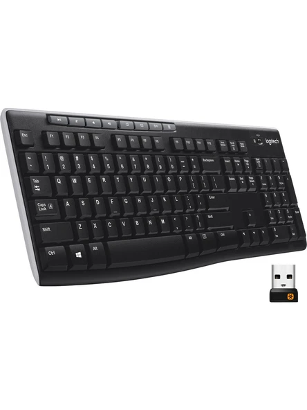 LOGİTECH K270 KABLOSUZ TÜRKÇE KLAVYE - SİYAH ürün görseli 1