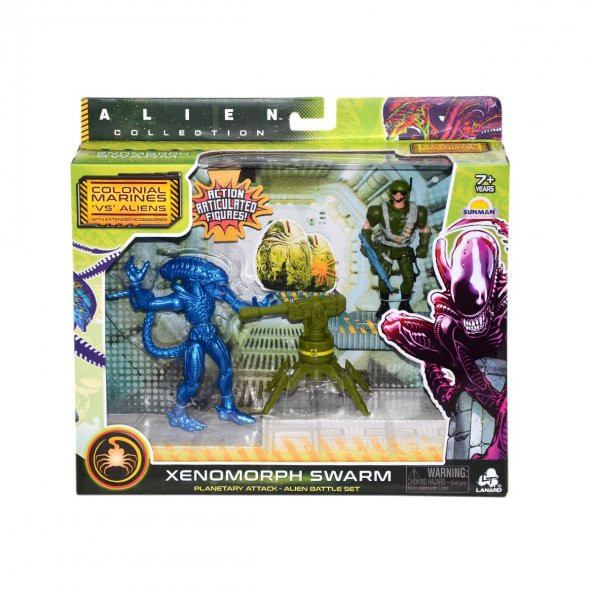 31305  ALIEN XENOMORPH SWARM YARATIK/FİGÜRLÜ - Resim 2