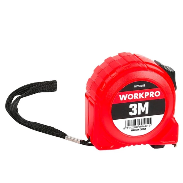 WORKPRO WP261002 3Mx16mm Beyaz Çelik Şerit Metre - Resim 4