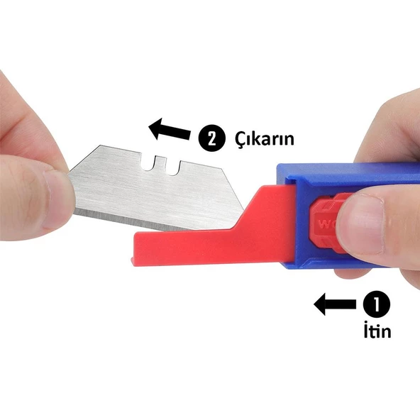 WORKPRO WP213002 10’Lu Rötuş Maket Bıçağı Yedeği - Resim 5