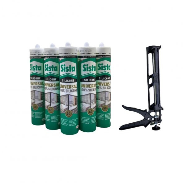 Sista Şeffaf Silikon 280 Ml X 5Li Set ürün görseli 1