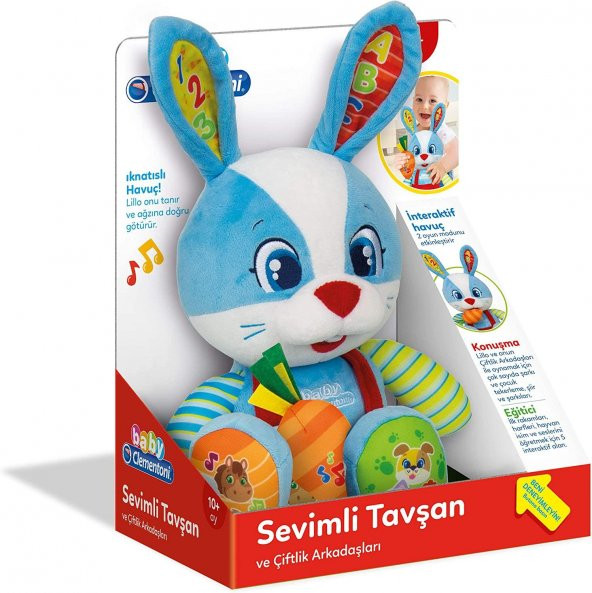 Baby Clementoni Sevimli Tavşan 64544 - Resim 3