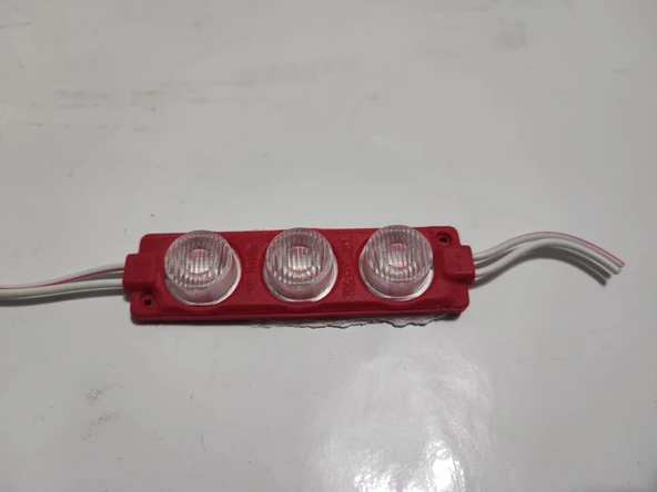 CARUB MODÜL LED 3 MERCEKLİ ULTRA KIRMIZI 1 ADET ürün görseli 1