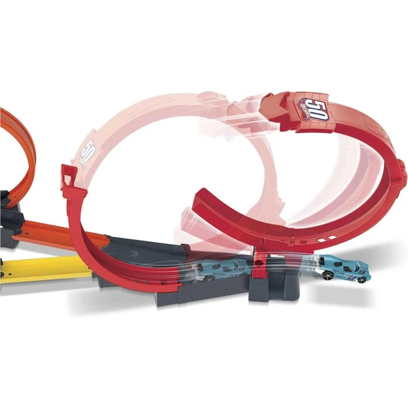 Orjinal Hot Wheels Çok Çemberli Yarış Seti - Resim 5