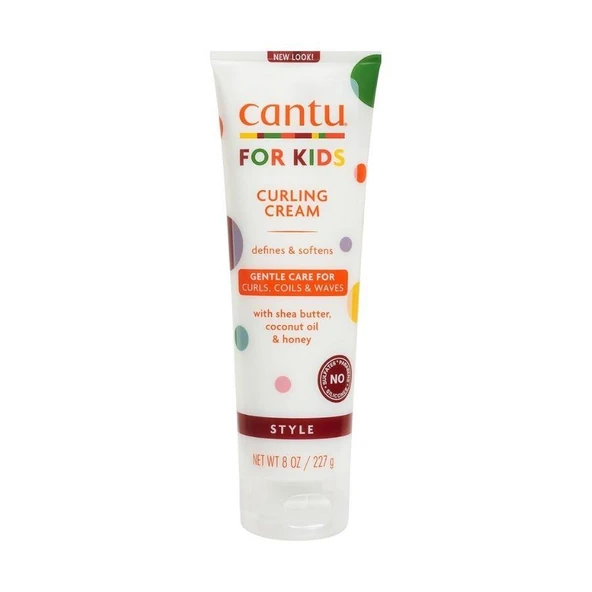 Cantu Kids Kıvırcık ve Dalgalı Saçlı Çocuklar için Bukle Belirginleştirici Saç Kremi 227 gr ürün görseli 1