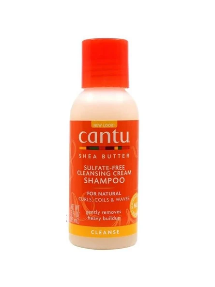 Cantu Kıvırcık ve Dalgalı Saçlar İçin Sülfat İçermeyen Krem Şampuan Mini Seyahat Boy 89 mL ürün görseli 1