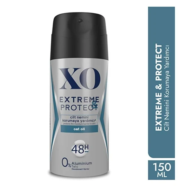 XO Deodorant 150ML Men-Erkek Extreme & Protect - Resim 2