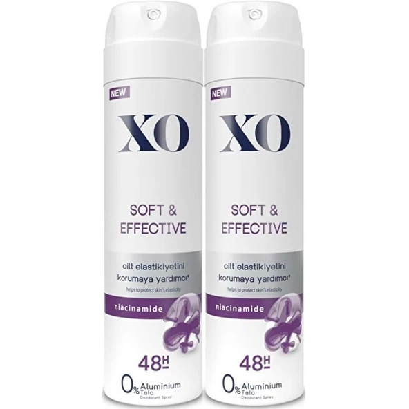 XO Deodorant 150ML Women-Kadın Soft & Effective (2 Li Set) ürün görseli 1