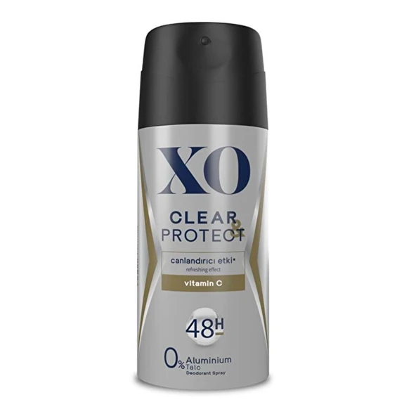 XO Deodorant 150ML Men-Erkek Clear & Protect ürün görseli 1