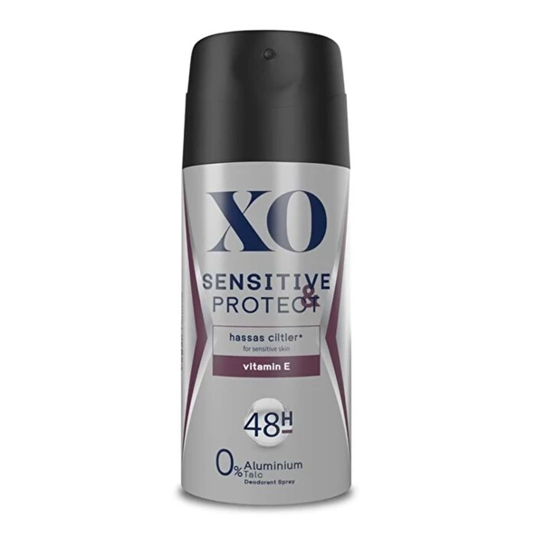 XO Deodorant 150ML Men-Erkek Sensitive & Protect (3 Lü Set) - Resim 2