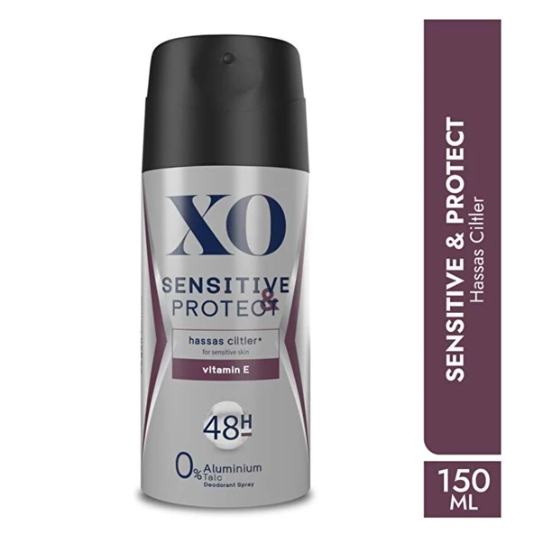 XO Deodorant 150ML Men-Erkek Sensitive & Protect (3 Lü Set) - Resim 3