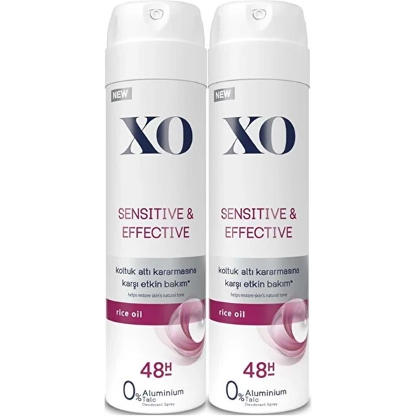 XO Deodorant 150ML Women-Kadın Sensitive & Effective (2 Li Set) ürün görseli 1