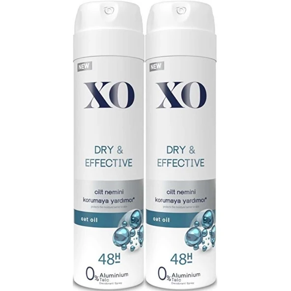 XO Deodorant 150ML Women-Kadın Dry & Effective (2 Li Set) ürün görseli 1