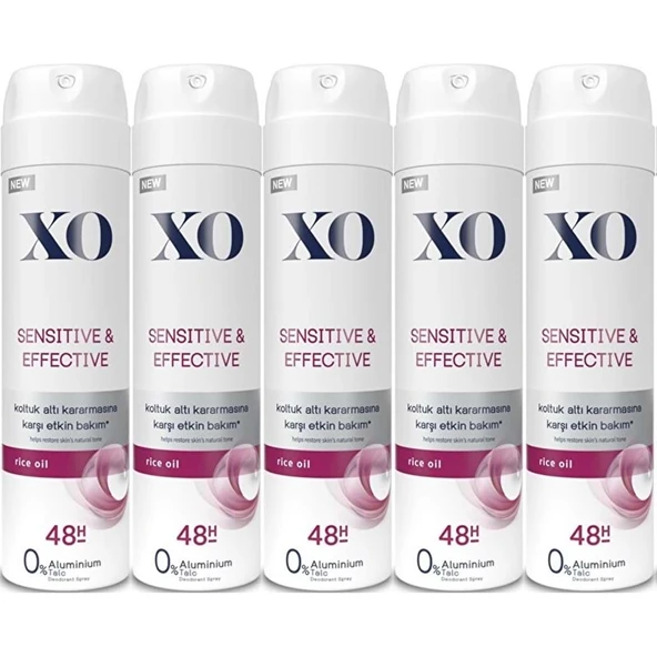XO Deodorant 150ML Women-Kadın Sensitive & Effective (5 Li Set) ürün görseli 1