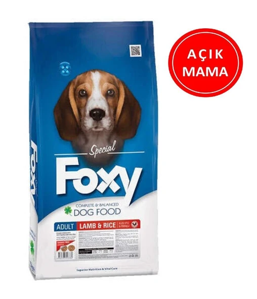Foxy 25/15 Kuzu Etli Yetişkin Köpek Maması 1 Kg AÇIK ürün görseli 1