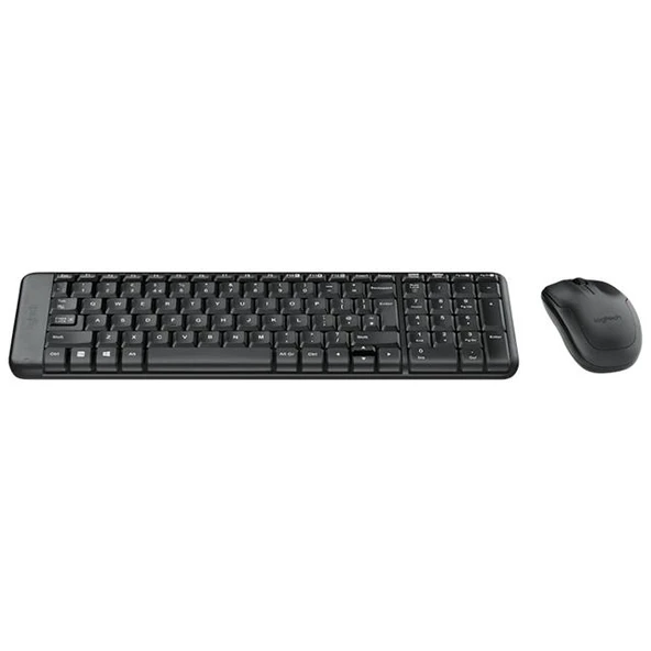 Logitech MK220 Q Tr Siyah Kablosuz Klavye Mouse Set - Resim 6