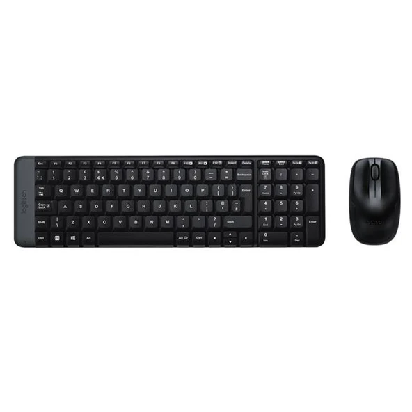 Logitech MK220 Q Tr Siyah Kablosuz Klavye Mouse Set - Resim 5