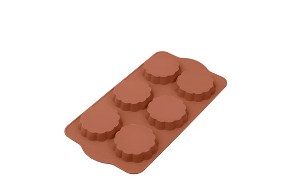 SİLİCOLİFE 6 LI YONCA KEK VE KURABİYE KALIBI - Resim 5