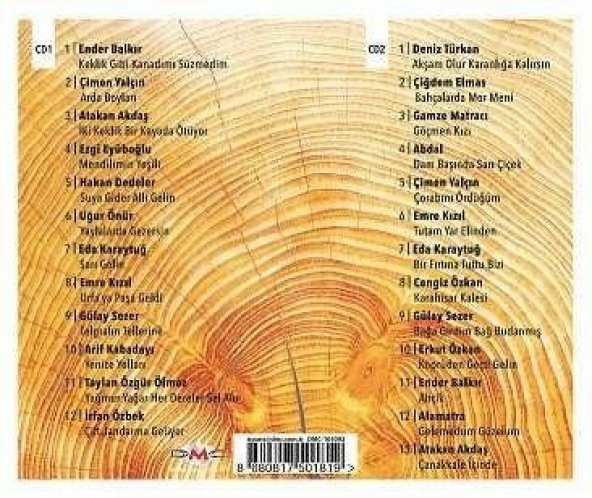 TÜRKÜLERE KALAN 3 - ÇEŞİTLİ SANATÇILAR (2 CD) (2020) - Resim 2