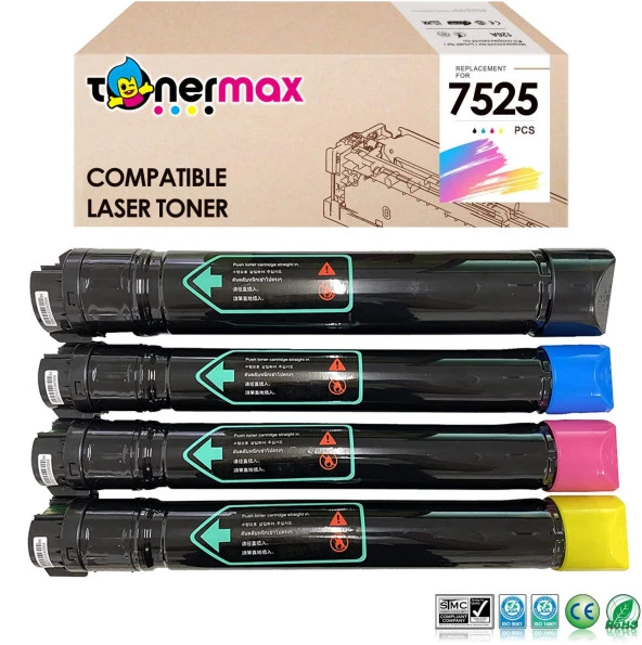 Xerox WorkCentre 7855 Muadil Toneri Set CMYK ürün görseli 1