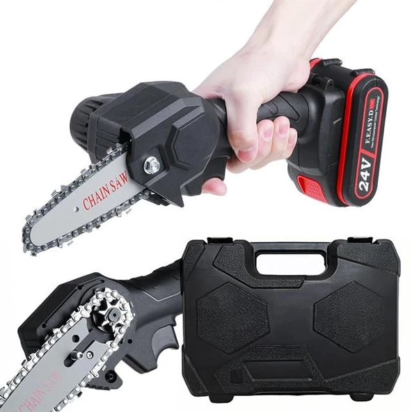Powermaster PM-20309 Zincirli Şarjlı Matkap Testere 24 Volt - 550 Watt ürün görseli 1