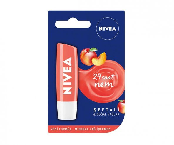 Nivea Şeftali Dudak Bakım Kremi 4,8 Gr ürün görseli 1