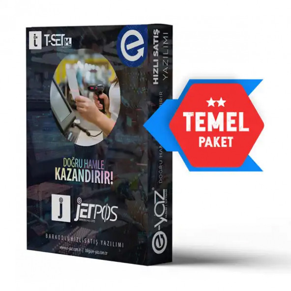 Jetpos Ticari Set Temel Paket Hızlı Satış Yazılımı ürün görseli 1