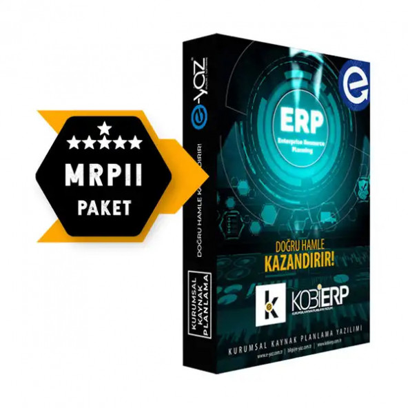 Kobierp Pro Paket ve Mrp2 Üretim Erp Yazılımı ürün görseli 1