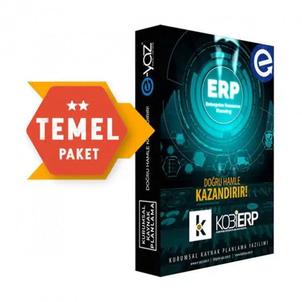 KOBİERP TEMEL Paket Erp Yazılımı ürün görseli 1