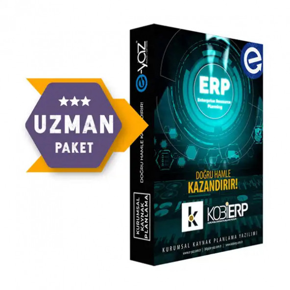 KobiErp Uzman Paket Erp Yazılımı ürün görseli 1