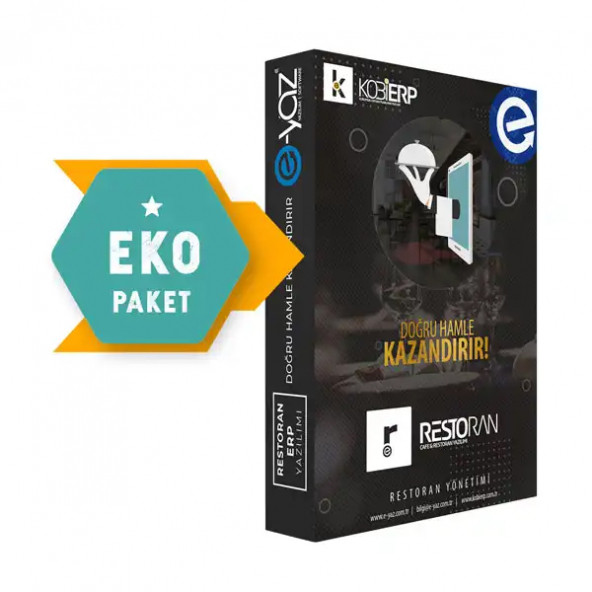 Resto Erp Eko Paket Restoran Yazılımı ürün görseli 1