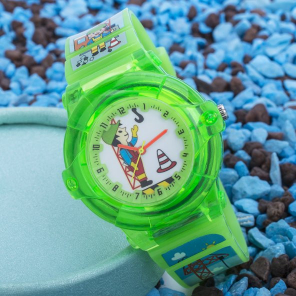 Yeni Pinkoli Kids Seri Yeşil Renk Unisex Çocuk Kol Saat ST-303659 ürün görseli 1