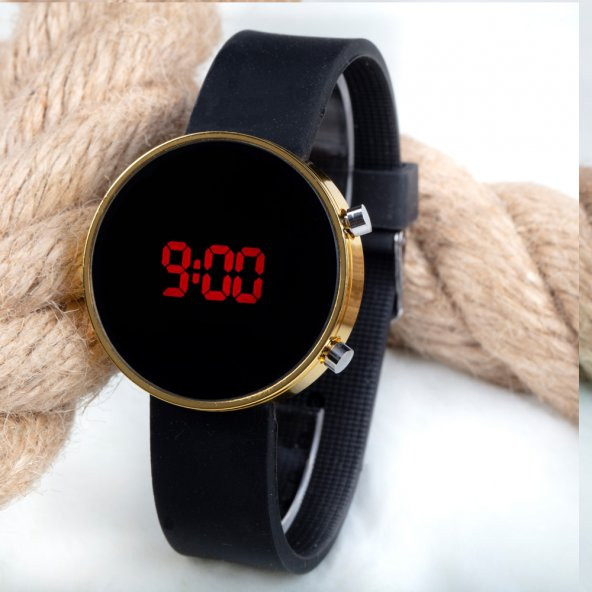 Dijital Led Watch Siyah Silikon Kordon Unisex Kol Saat ST-303484 ürün görseli 1
